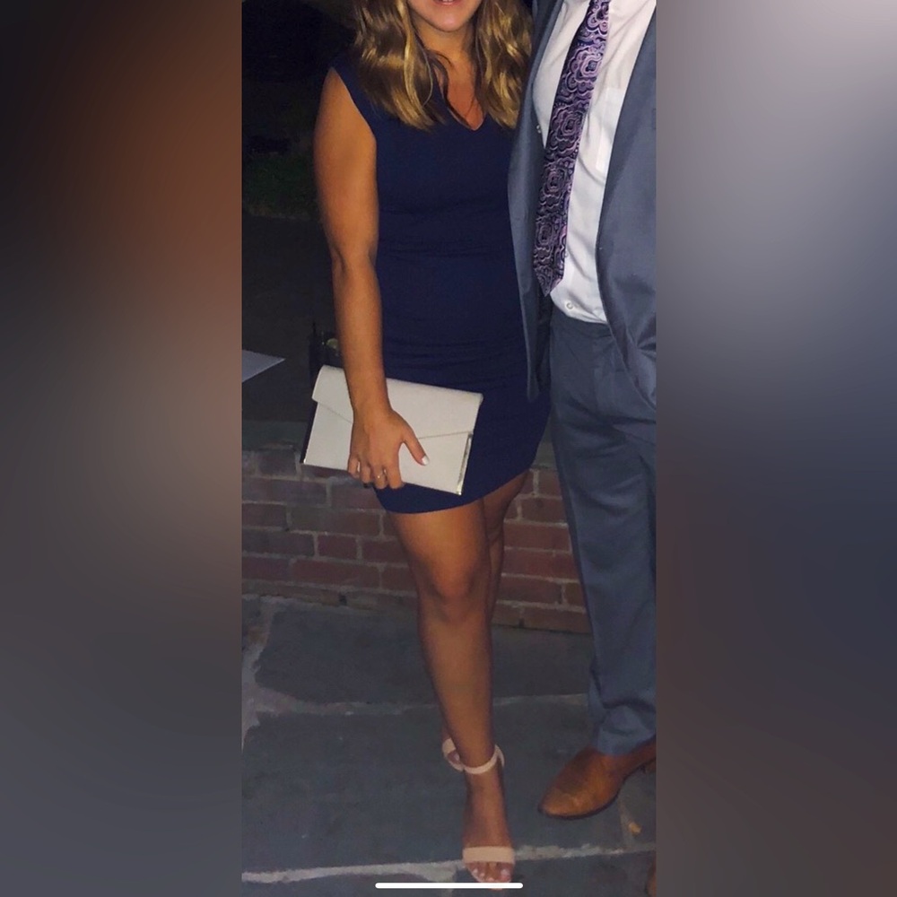 Navy blue dress